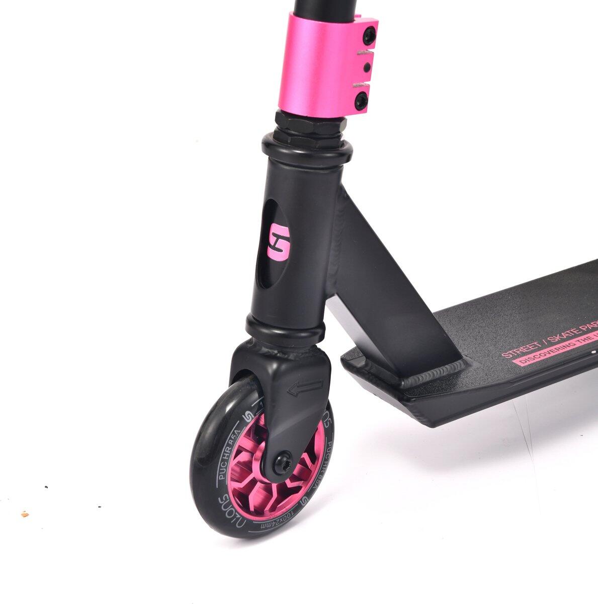 Suotu Stuntstep Zwart/Roze 6/8