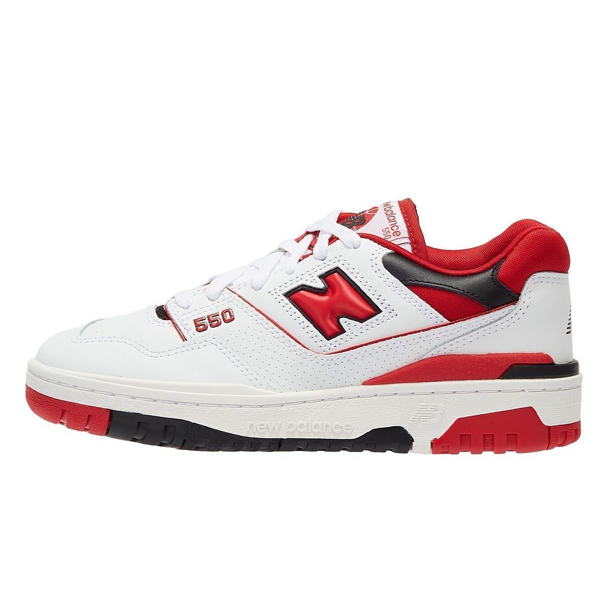 Zapatillas - Baloncesto - Unisex - Bajas - 550 - Blanco/Rojo 5/6