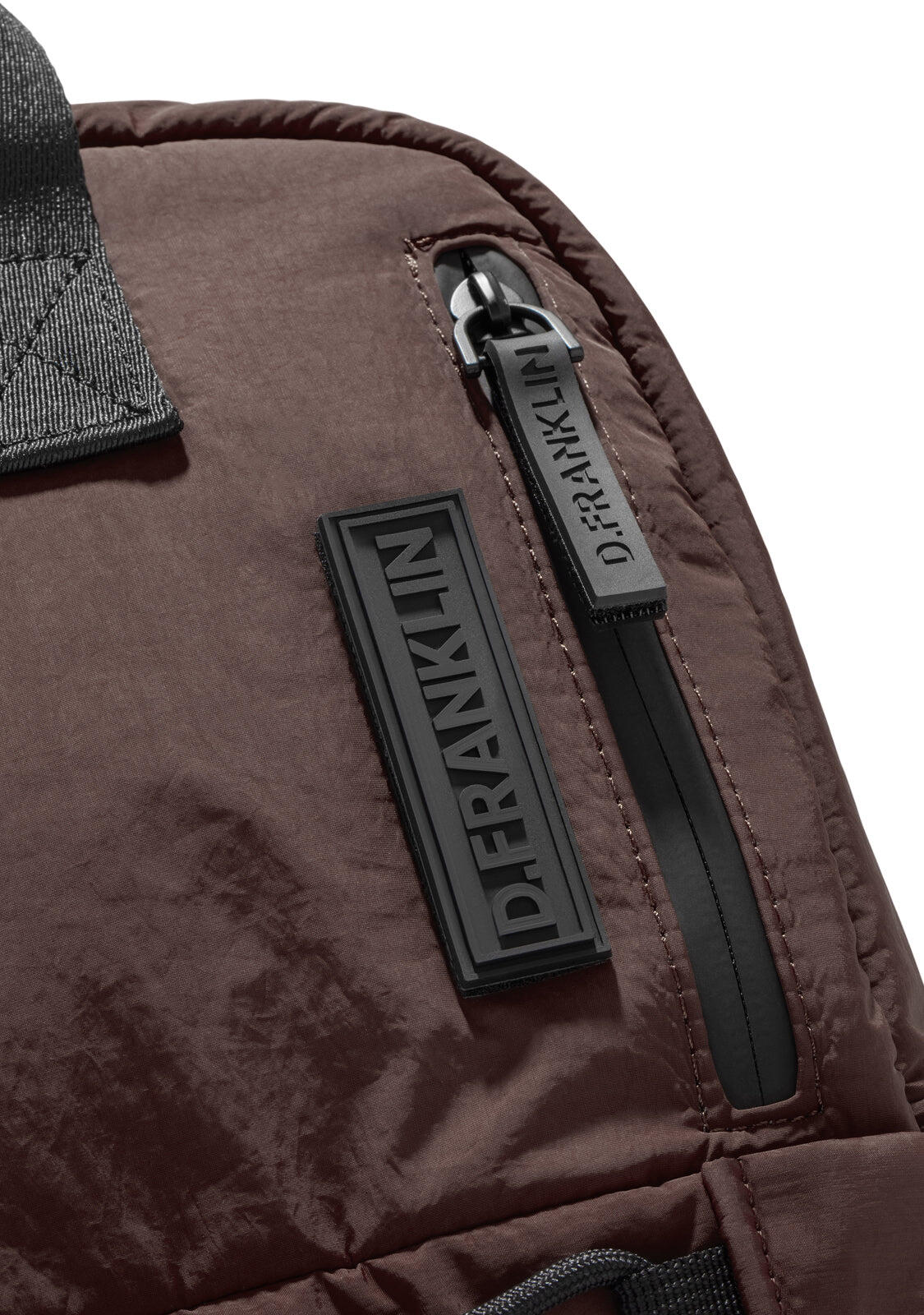 Mochila Multicompartimento  Nylon Marron 2/5