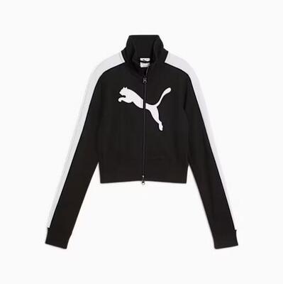 PUMA Giacca sportiva cropped FUTURE PUMA ARCHIVE T7 da donna 632123-01 BLACK