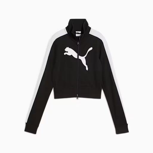 PUMA Giacca sportiva cropped FUTURE PUMA ARCHIVE T7 da donna 632123-01 BLACK