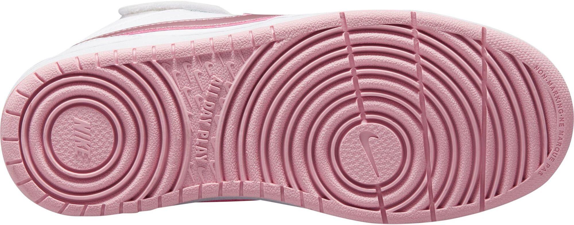 Nike Court Borough Mid 2 (Gs) - white/pink glaze 2/3