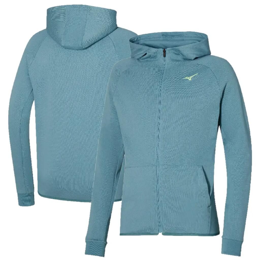 Mizuno Men's Blue Jacket RB Athletic Logo Full Zip Top