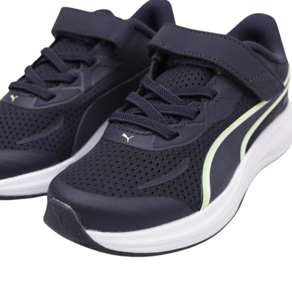 PUMA SKYROCKET 2 AC+PS. Novo azul-marinho-branco. 312414 03. Ténis de corrida pa 3/4