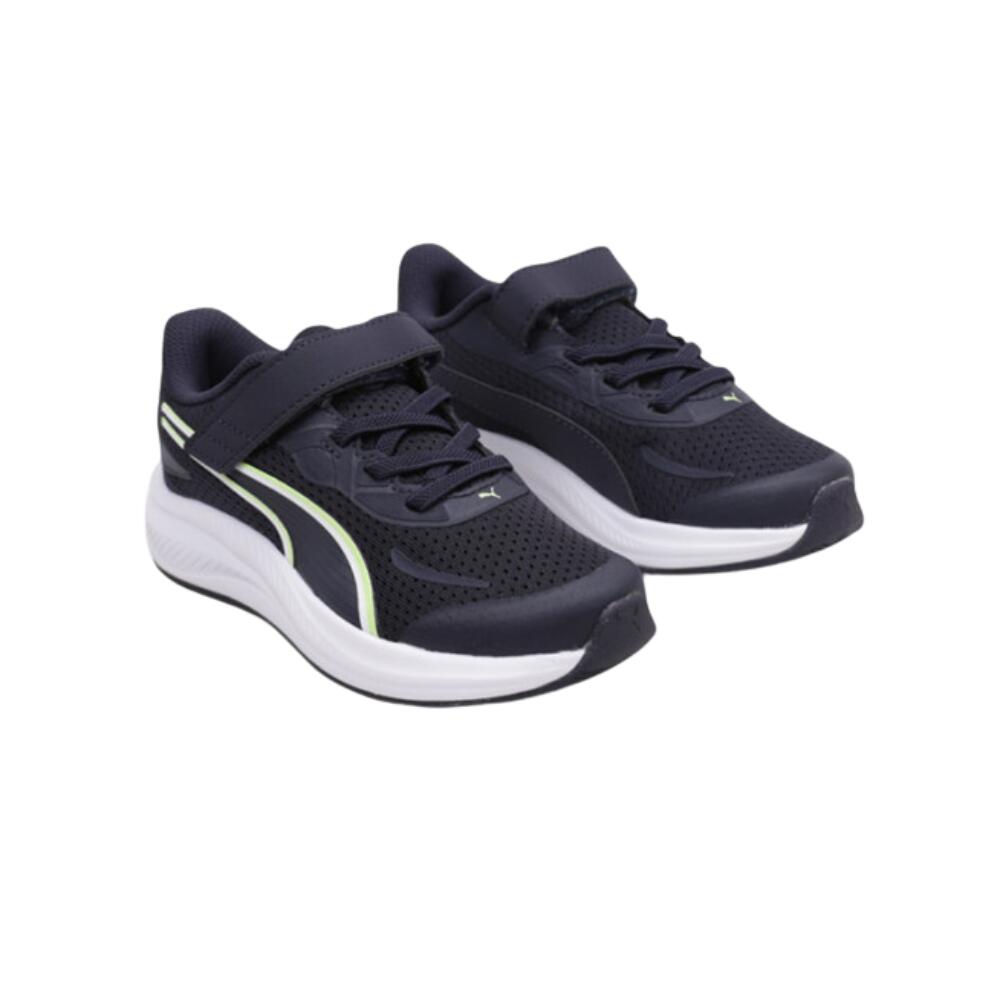 PUMA SKYROCKET 2 AC+PS. Novo azul-marinho-branco. 312414 03. Ténis de corrida pa 2/4
