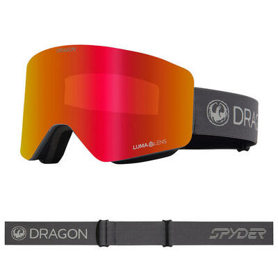 R1 otg unisex skibril - classic grey/ll gold ionized & ll amber