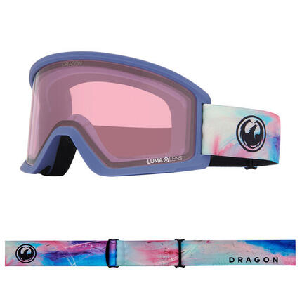 DX3 OTG Lunettes De Ski Unisexes - SPYDER Cobalt Block Camo/LL Dark Smoke