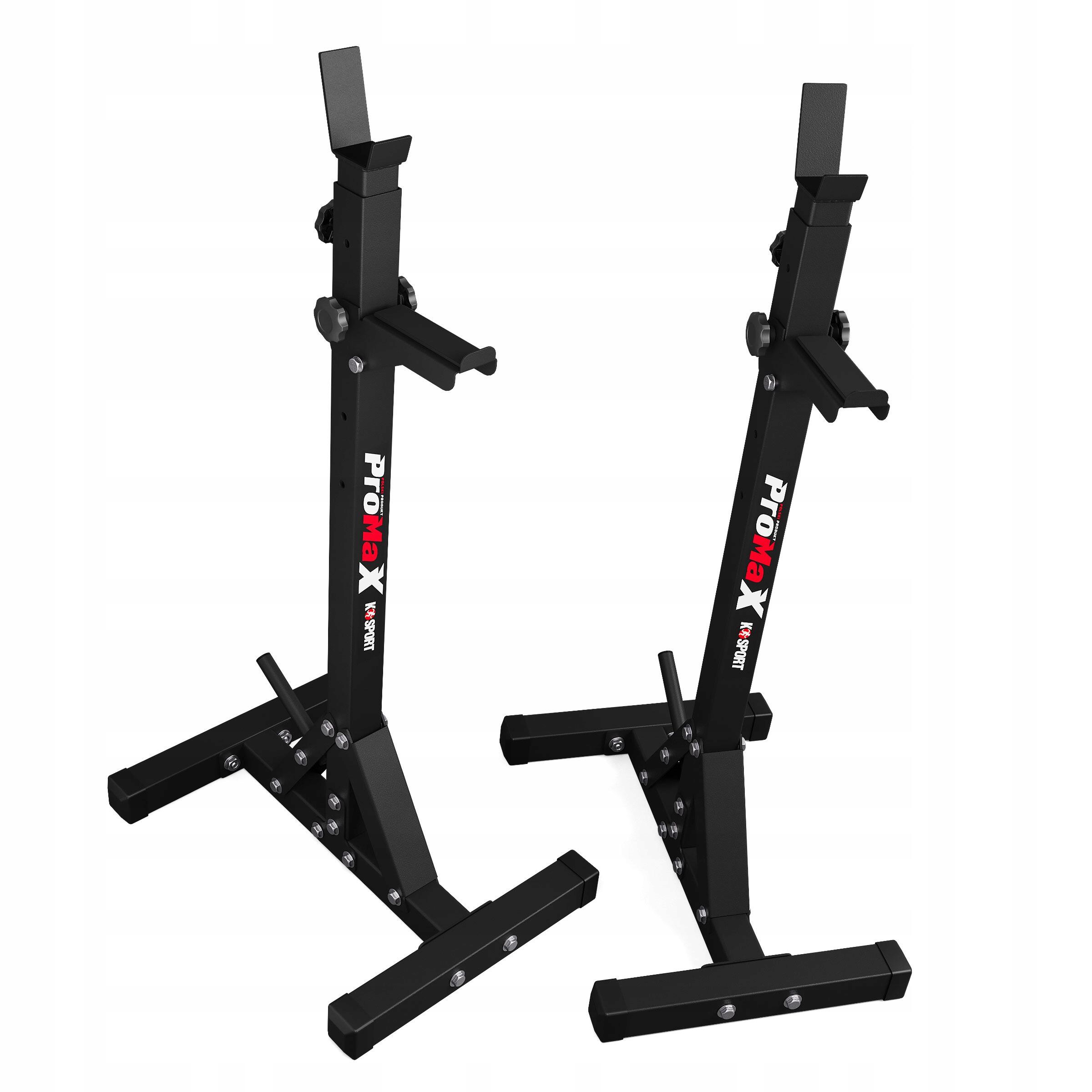 Stojaki treningowe pod sztangę regulowane asekuracja 2szt K-sport KSH015 4/7