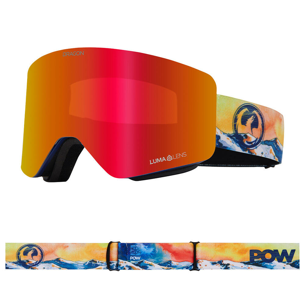 R1 OTG Gafas De Esquí Unisex - Pow Collab 2025/LL Red Ionized & LL Flash Blue 2/7