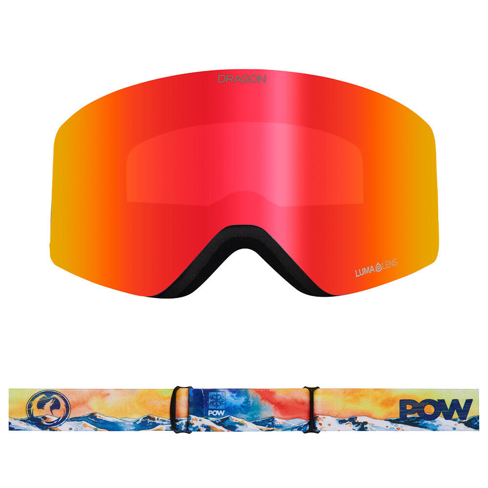 R1 OTG Gafas De Esquí Unisex - Pow Collab 2025/LL Red Ionized & LL Flash Blue 3/7