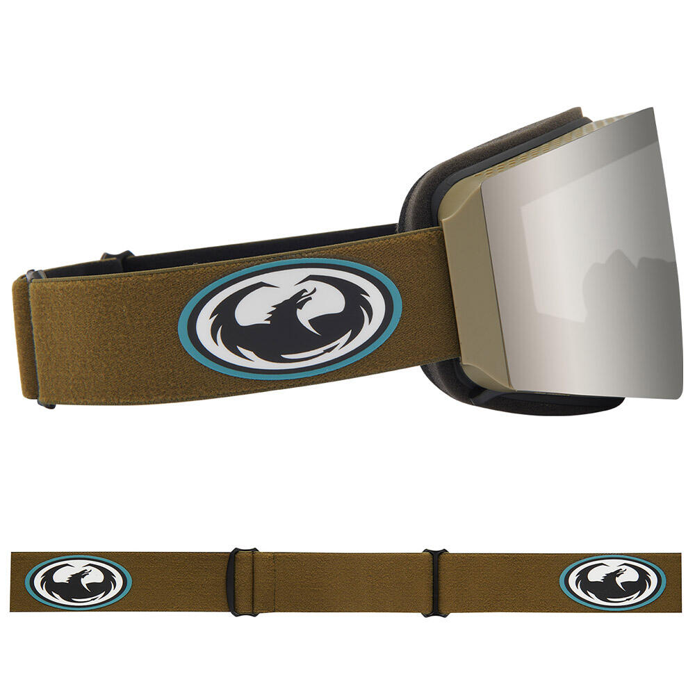 RVX MAG OTG Gafas De Esquí Unisex - Old Skool/LL Silver Ionized & LL Amber 5/7