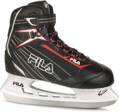 Fila Pattini da ghiaccio Unisex Viper CF Nero-Rosso- 475