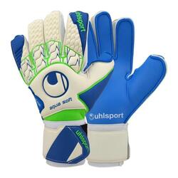 Gants de Gardien Blanc/Bleu/Vert Homme Uhlsport Aquasoft