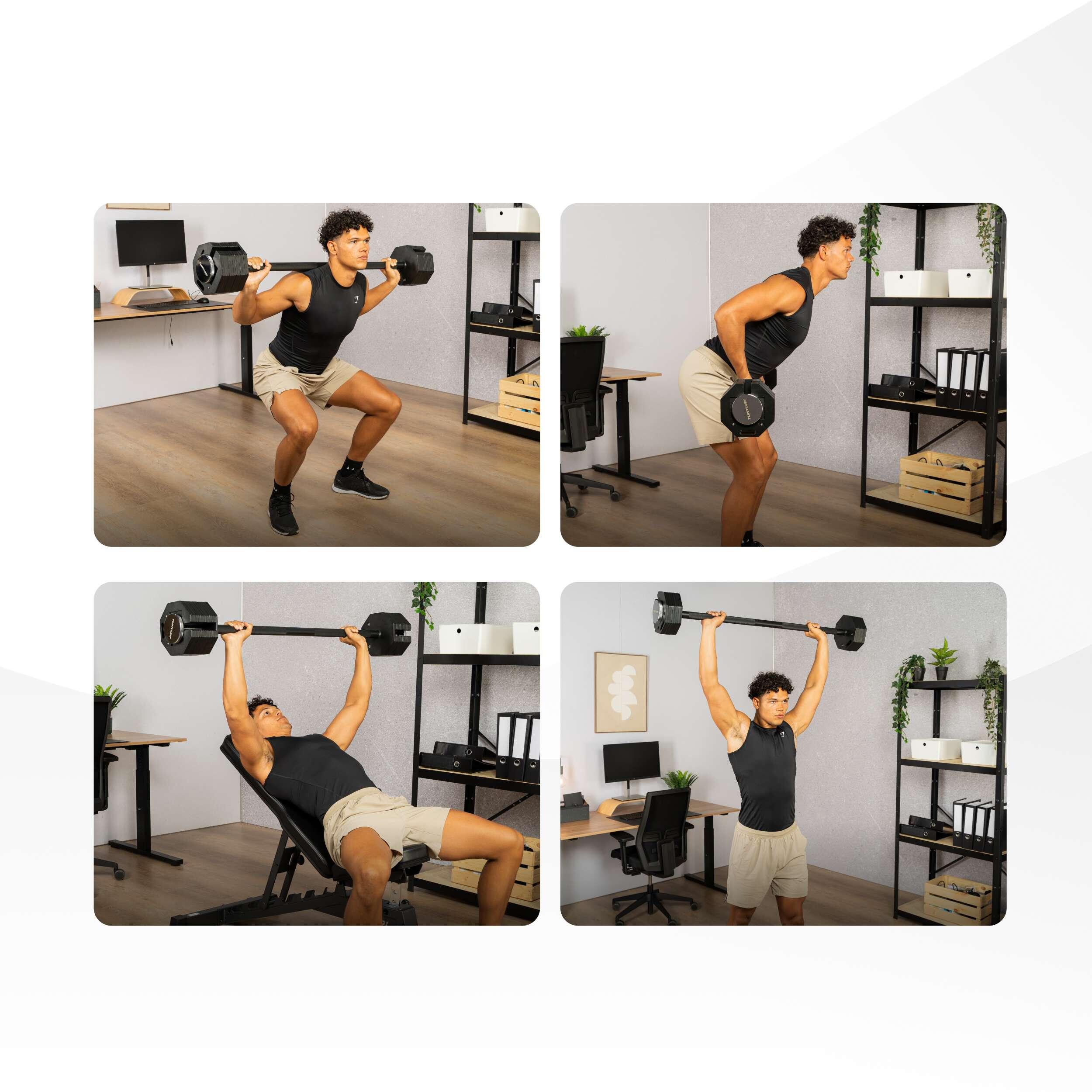 Bilanciere regolabile – Bilanciere 35 kg – Regolabile da 11 a 35 kg 4/7