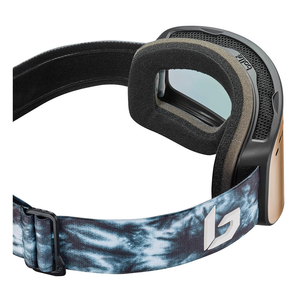 Skibril NEVADA Black Tie Dye matte - Phantom Fire Red cat 1 to 3 3/7