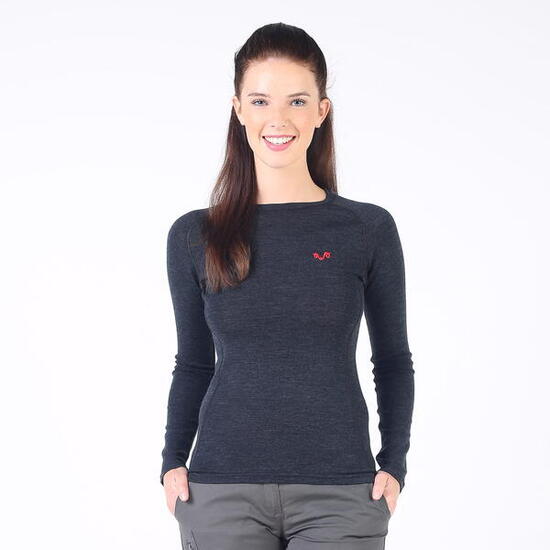 Alize - damska koszulka termoaktywna 100% merino (195 g/m²) L, Antrasit