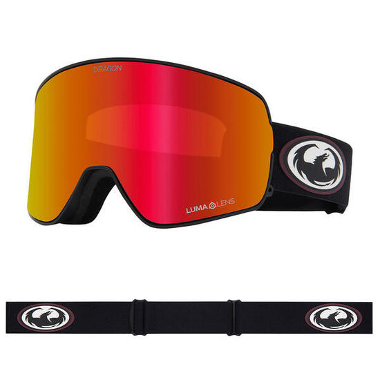 NFX2 Unisex Skibril - Old Skool/LL Red Ionized & LL Light Rose