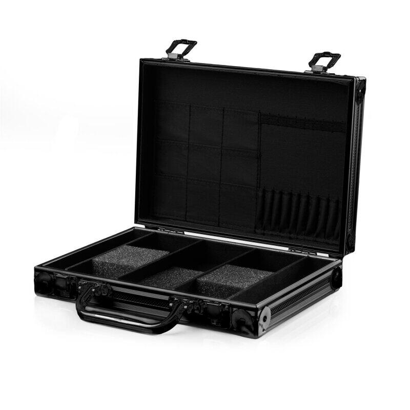 Karella Dartkoffer Dart Tasche Etui "Luxus" noir/alu 2/3