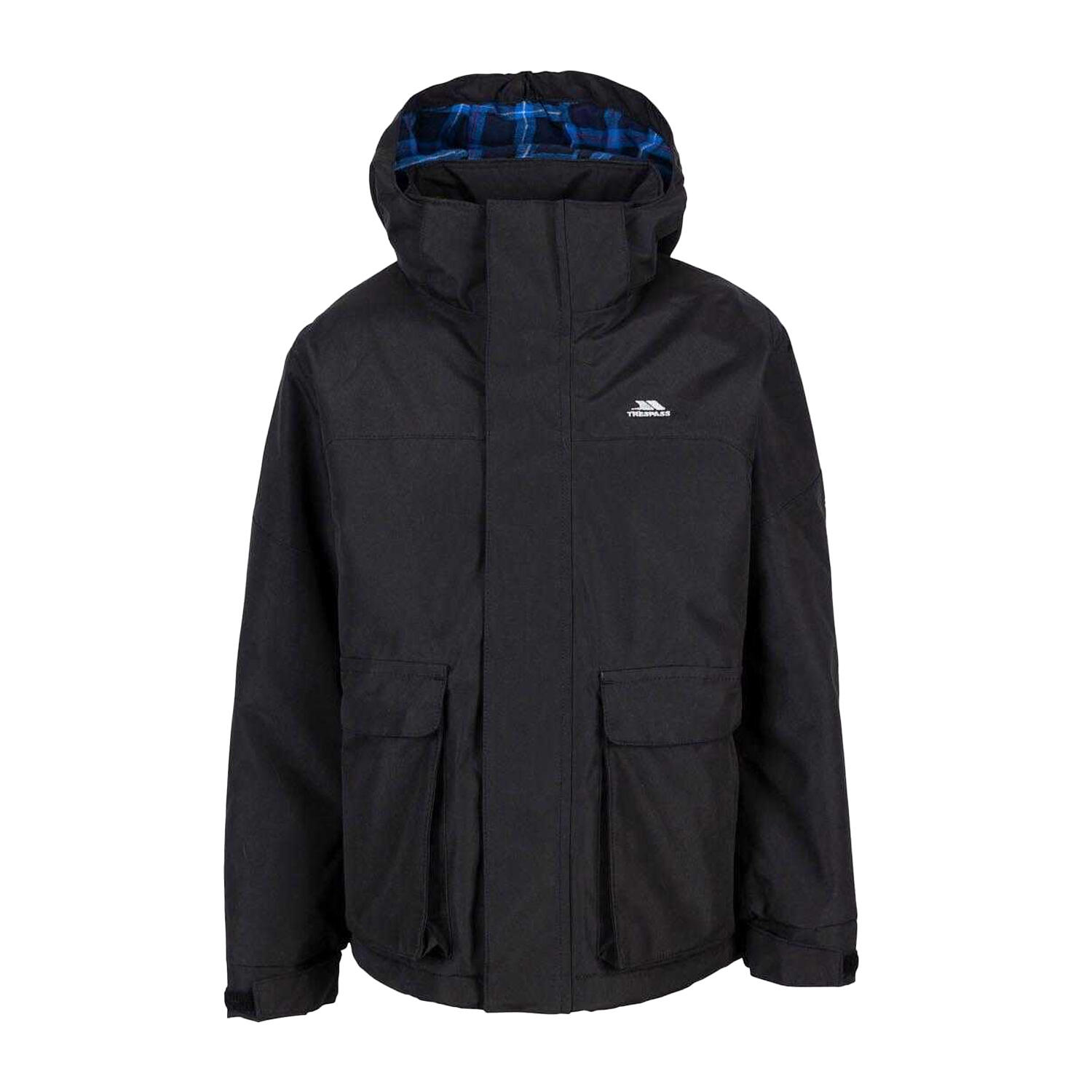 TRESPASS Giacca Impermeabile Bambini Trespass Lost Nero