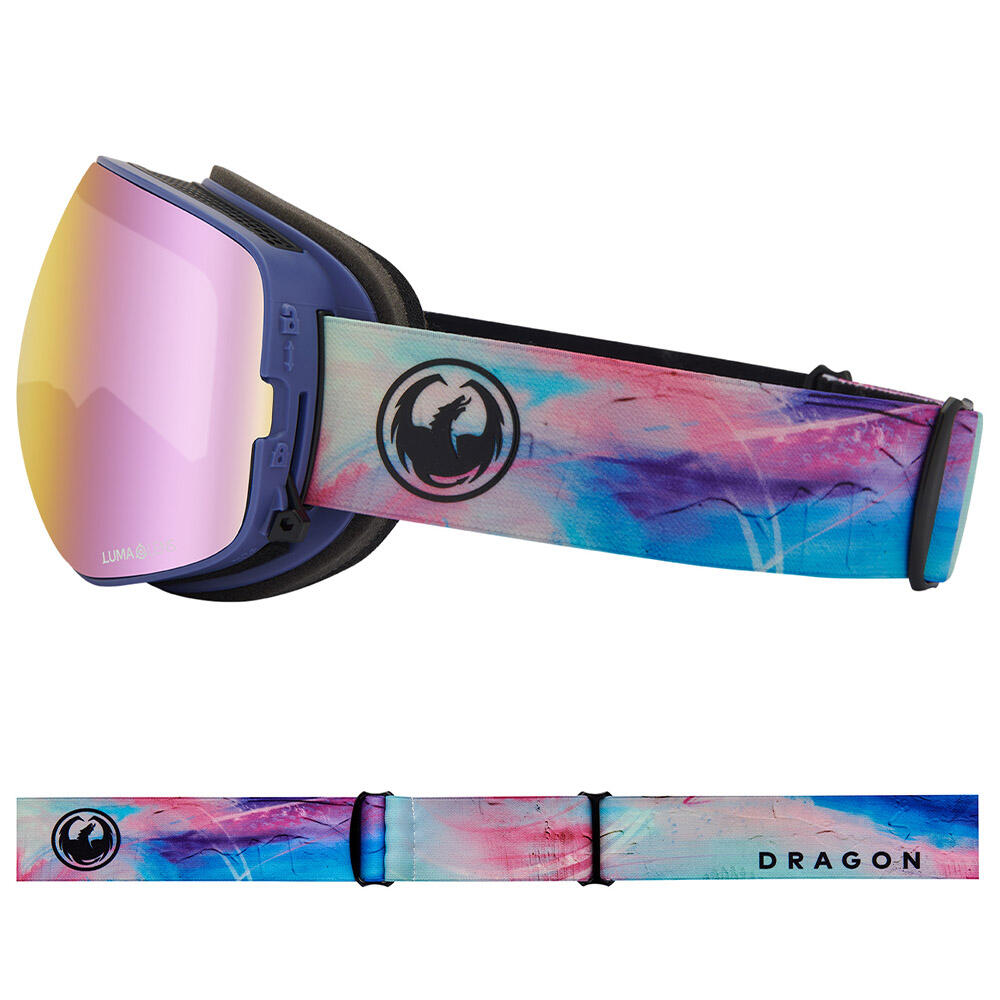 X2S Lunettes De Ski Unisexes - Sunset/LL Pink Ionized & LL Violet 3/6