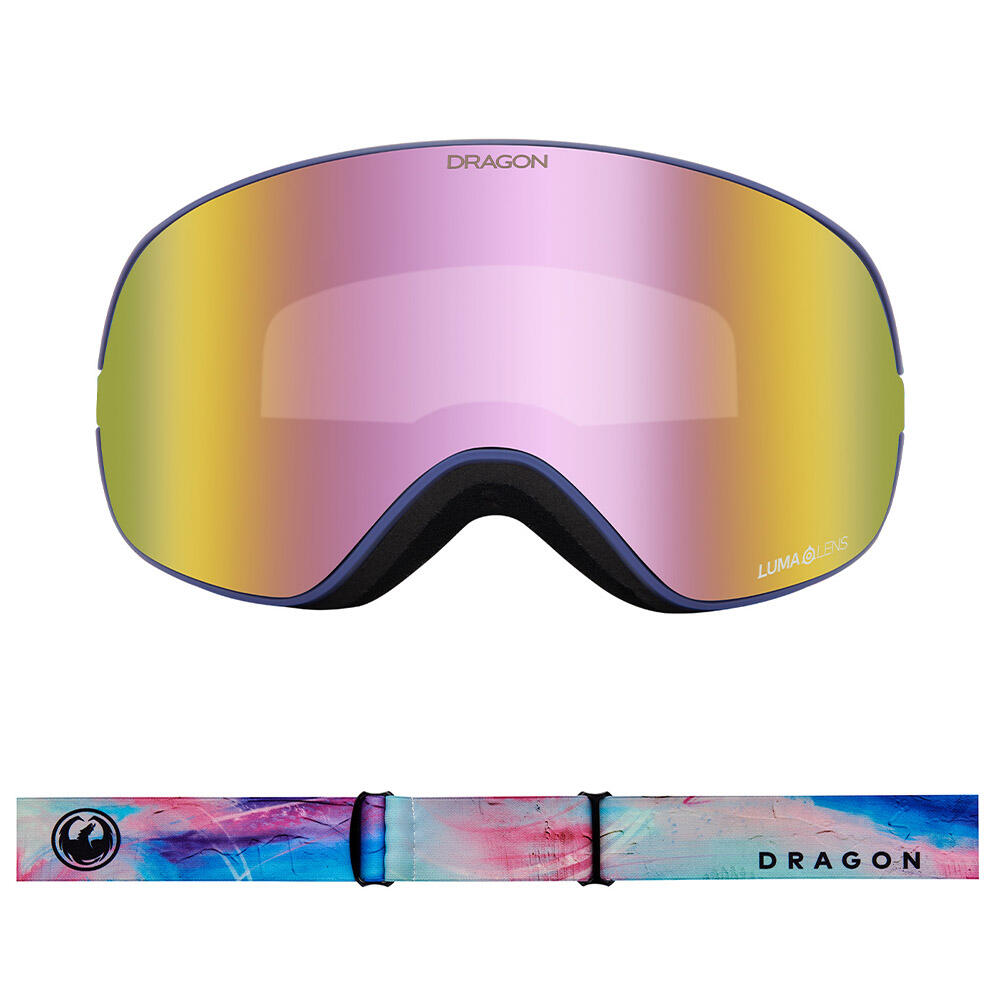 X2S Lunettes De Ski Unisexes - Sunset/LL Pink Ionized & LL Violet 2/6