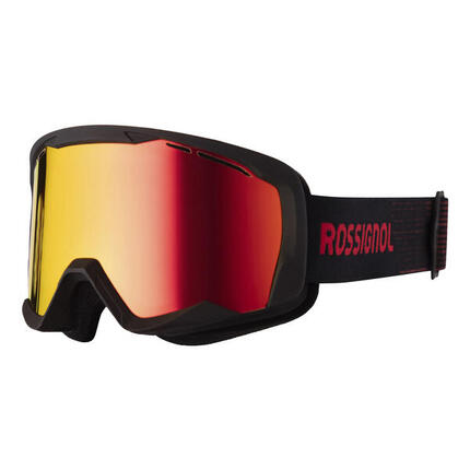 Masque De Ski/snow Spiral Black Red Otg Cat S2 Adulte