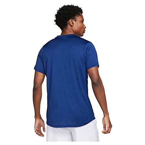 Polo Dri-Fit 1/2 Zip pour Homme NIKE - Bleu Royal 2/4