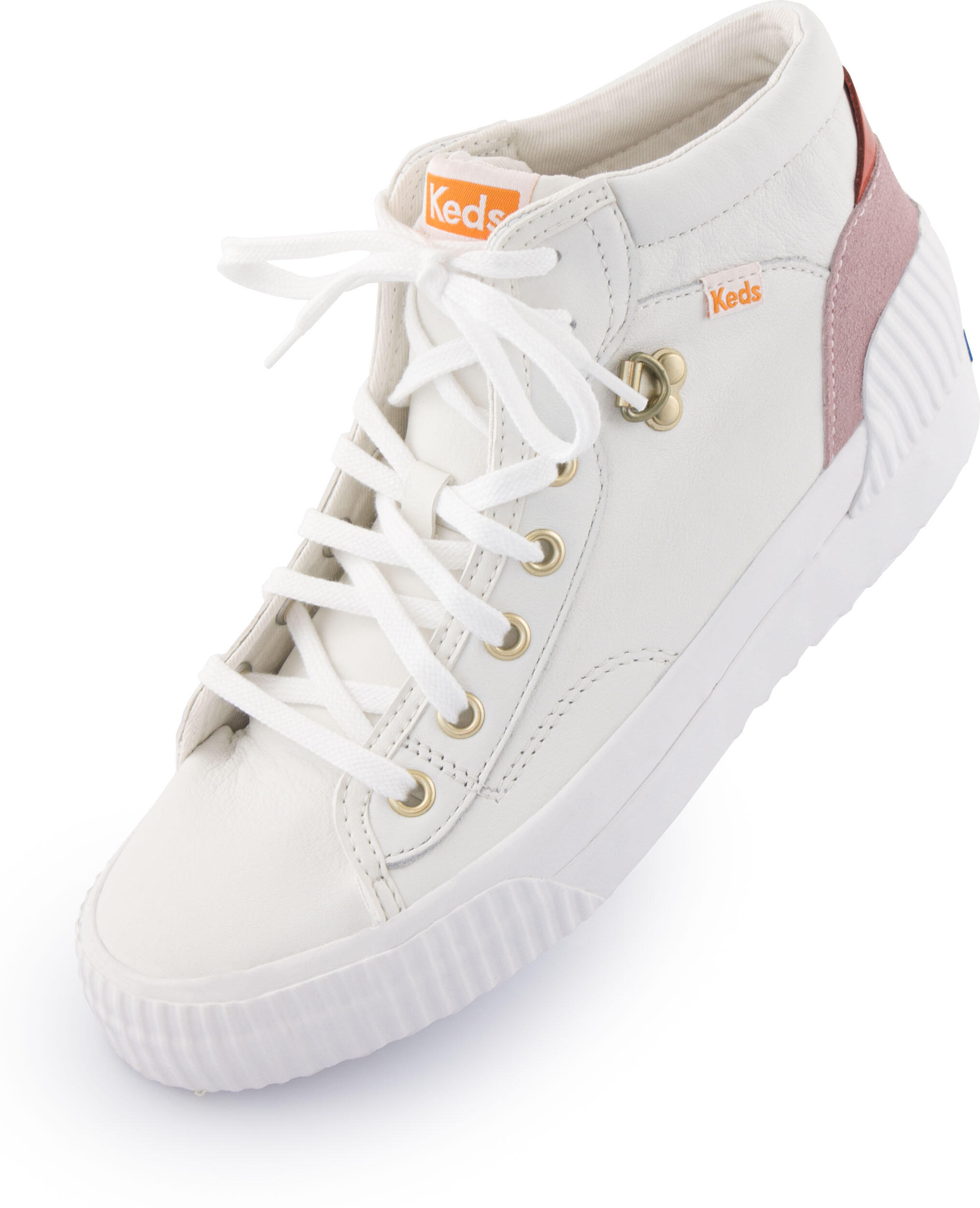 Chaussures Femme Keds Demi Mid Trx en Cuir Blanc 39 KED Decathlon