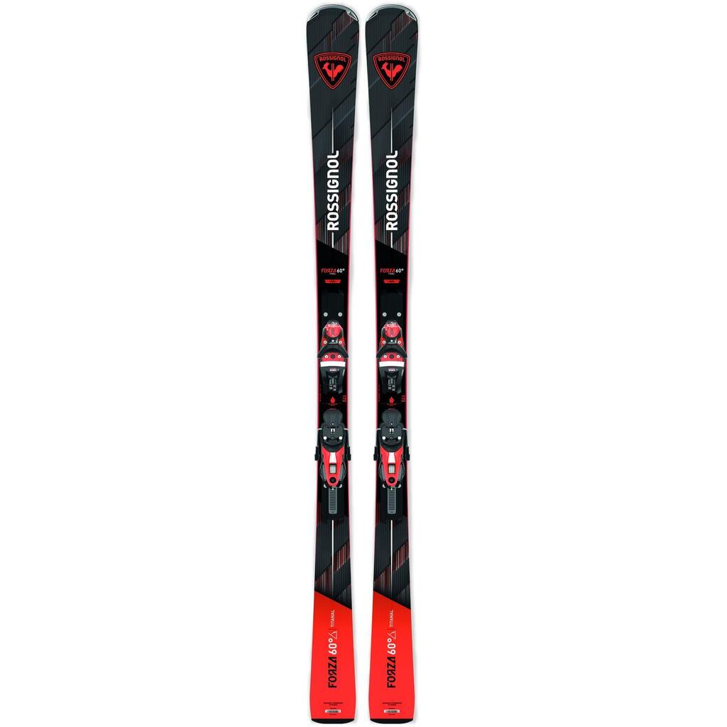 Rossignol Forza 60 TI K + NX12 Bindings Carving Skis - 164cm - Black