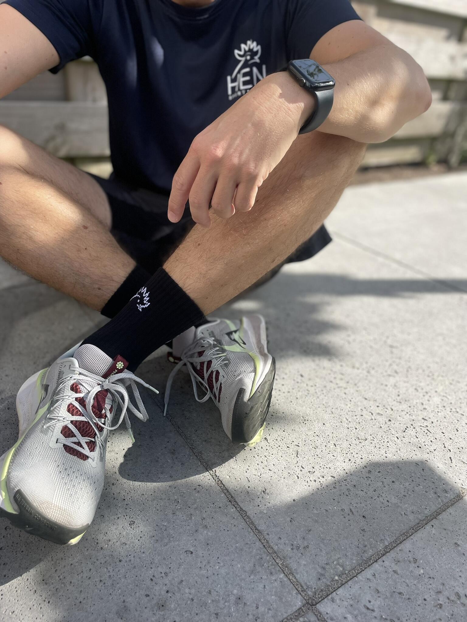 Everyday - mi-hautes - Chaussettes de sport - Noir - Lot de 6 3/5