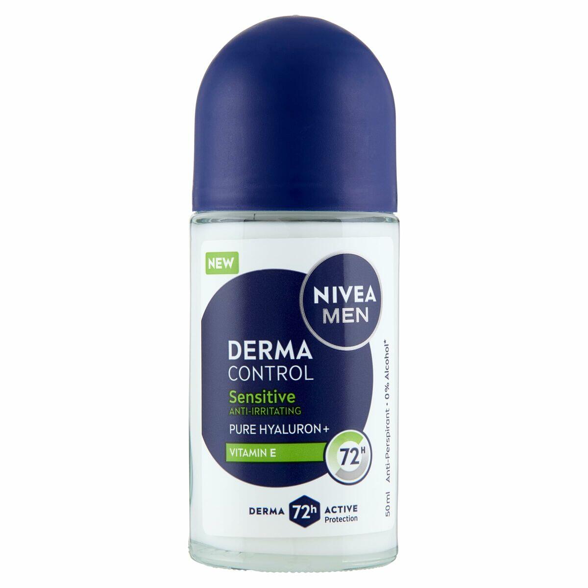 Déodorant Roll-On NIVEA DERMA CONTROL SENSITIVE 50 ml 2/5