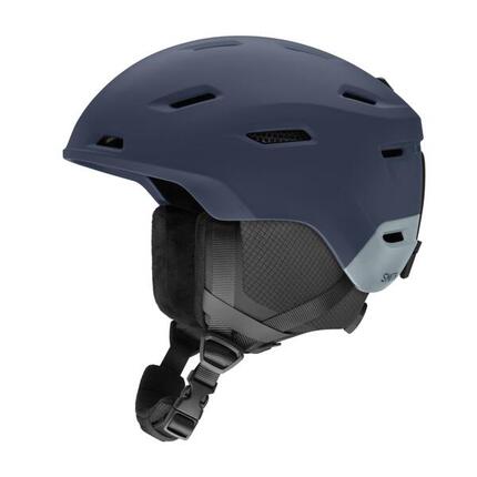 Skihelm Smith Descend Matte Royal Navy Wolf Gray