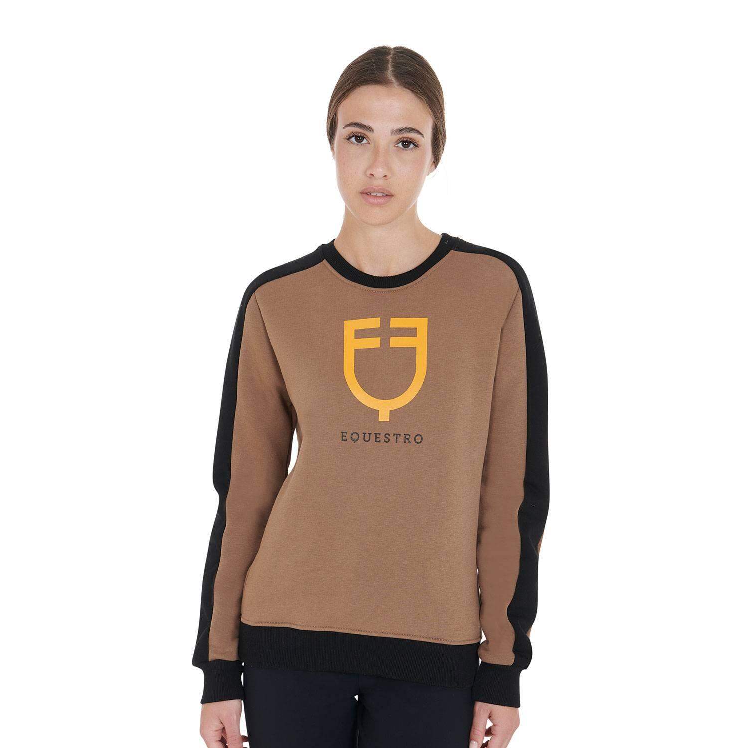 Sweat à col rond avec logo imprimé - Equestro 1/1