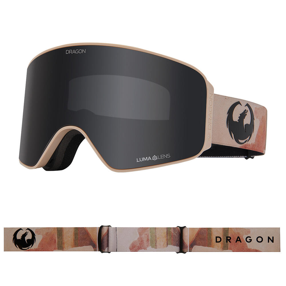 NFX MAG OTG Unisex Snow Goggles - Jossi Wells 2025/LL Dark Smoke & LL Amber