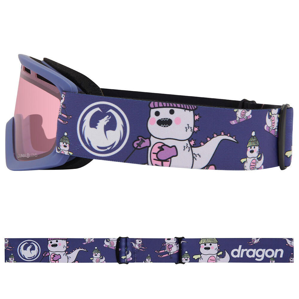 LIL D Gafas De Esquí Para Jóvenes - Lil Kaiju/LL Light Rose 3/5