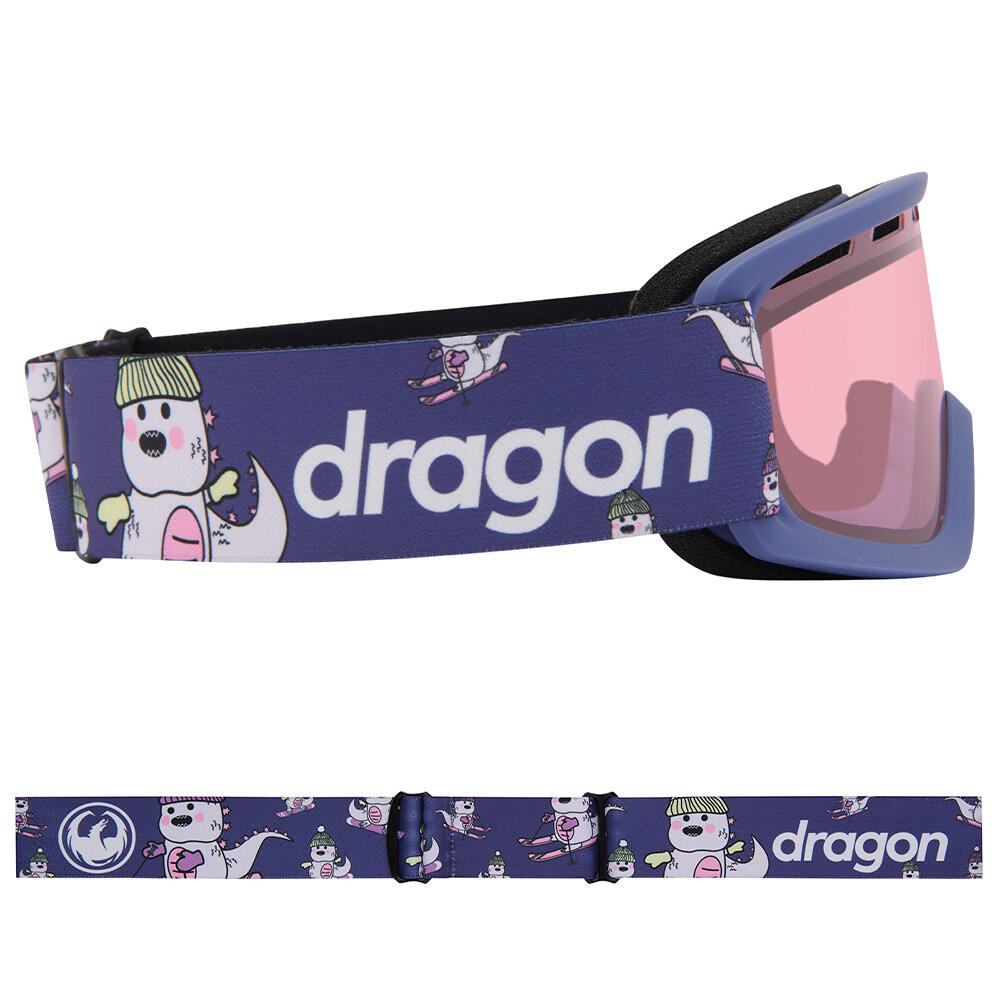 LIL D Gafas De Esquí Para Jóvenes - Lil Kaiju/LL Light Rose 4/5