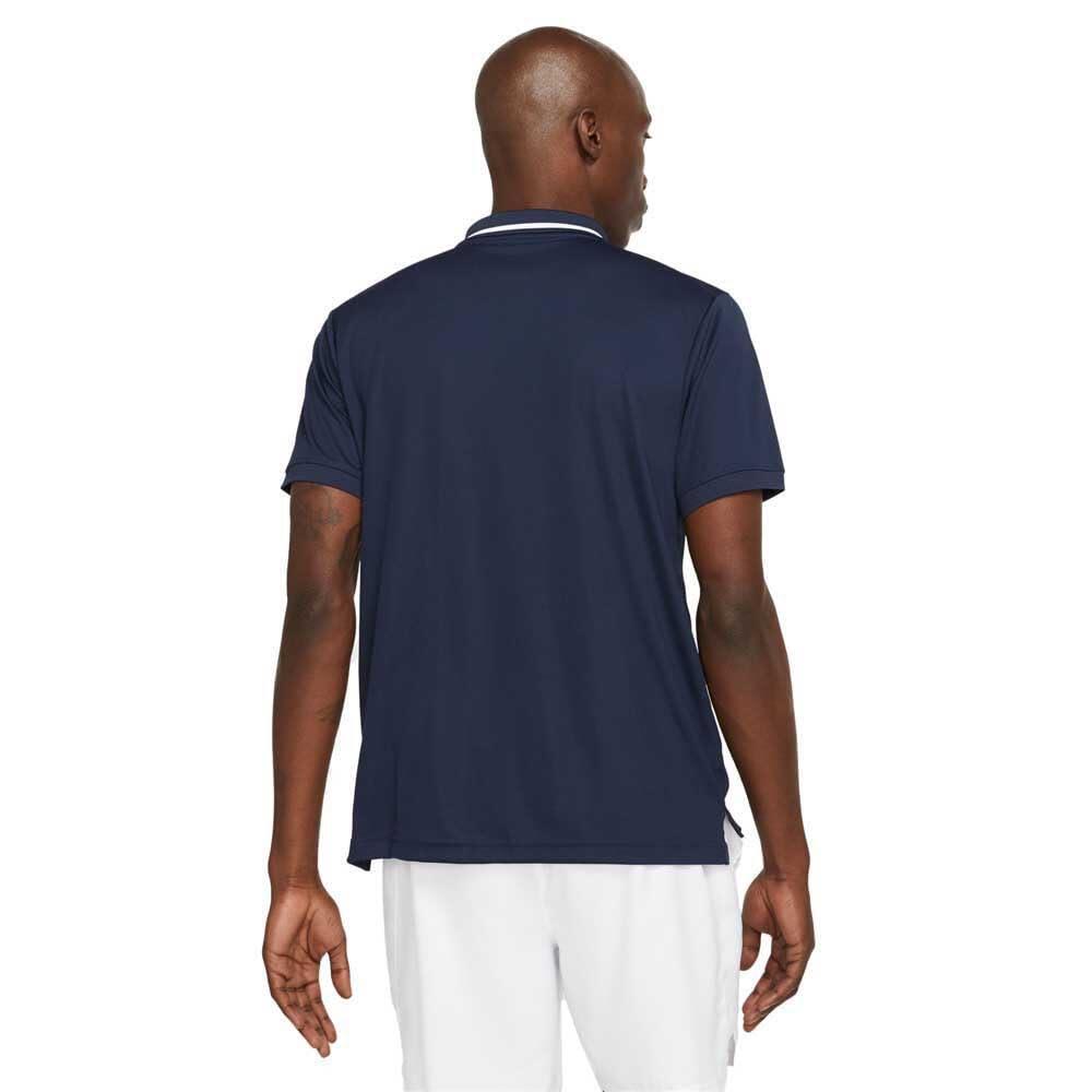Polo Nike Dri-FIT Uomo Obsidiano/Bianco Taglia S 2/6