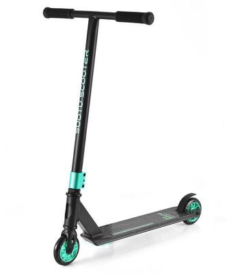 Suotu stuntstep zwart/groen