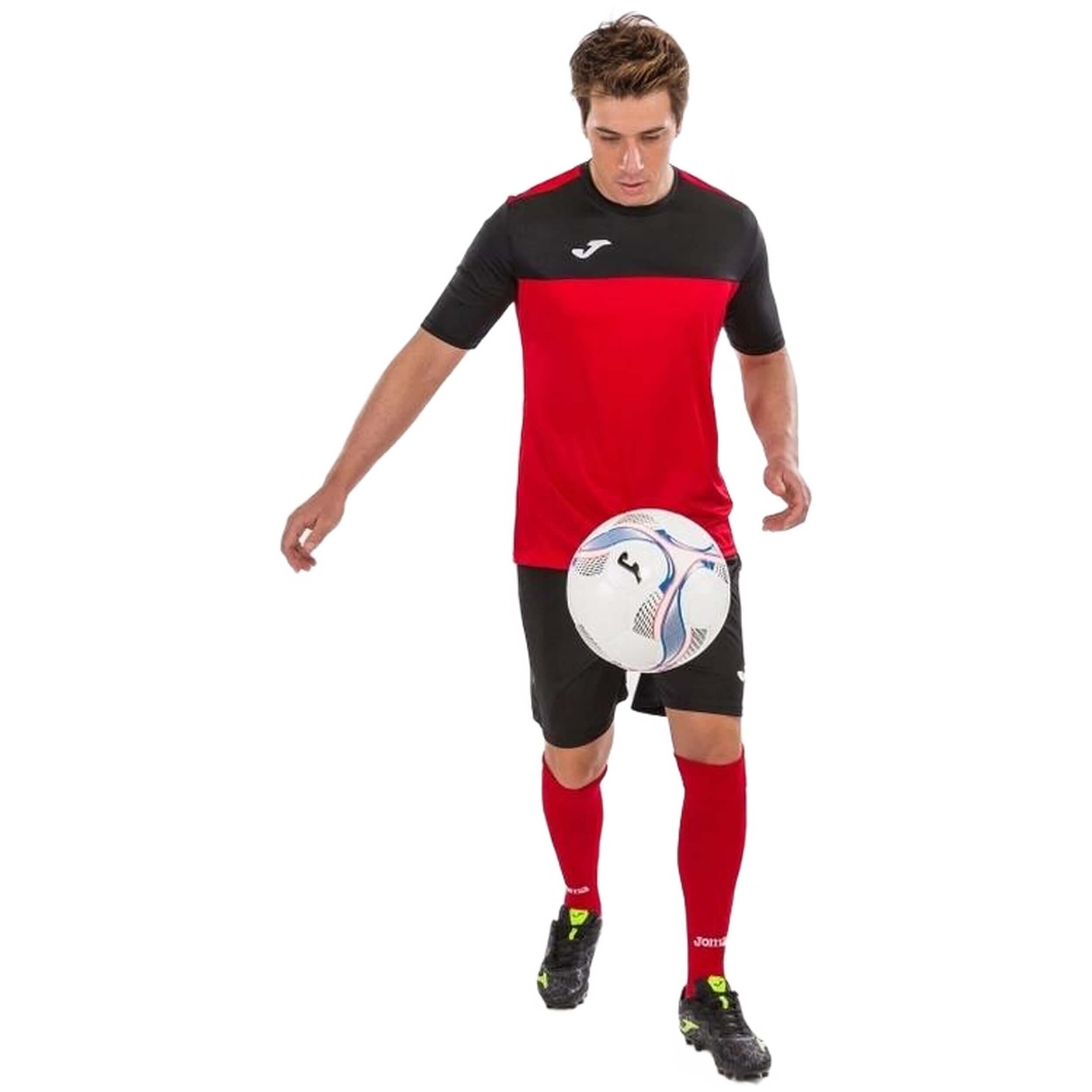 Camiseta Manga Corta Fútbol Niños Joma Winner Rojo 5/5