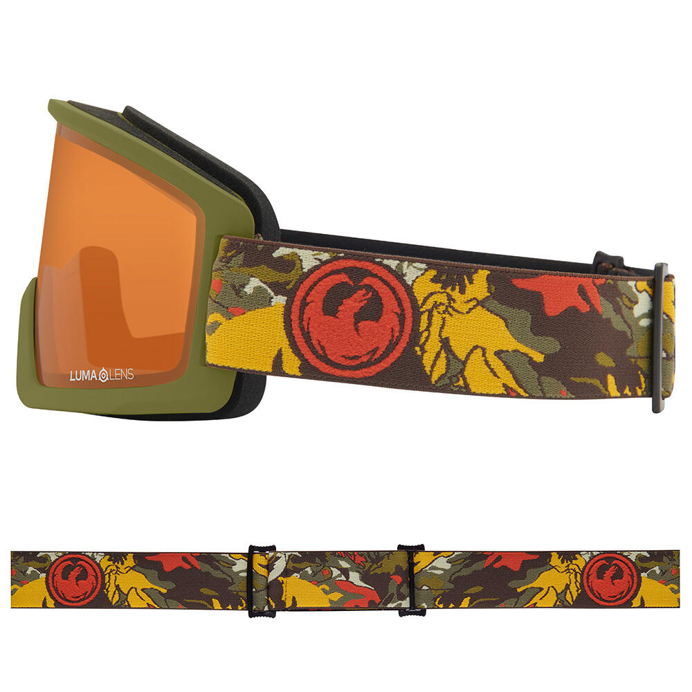 DX3 L OTG Gafas De Esquí Unisex - Leafy Camo/LL Amber 3/5