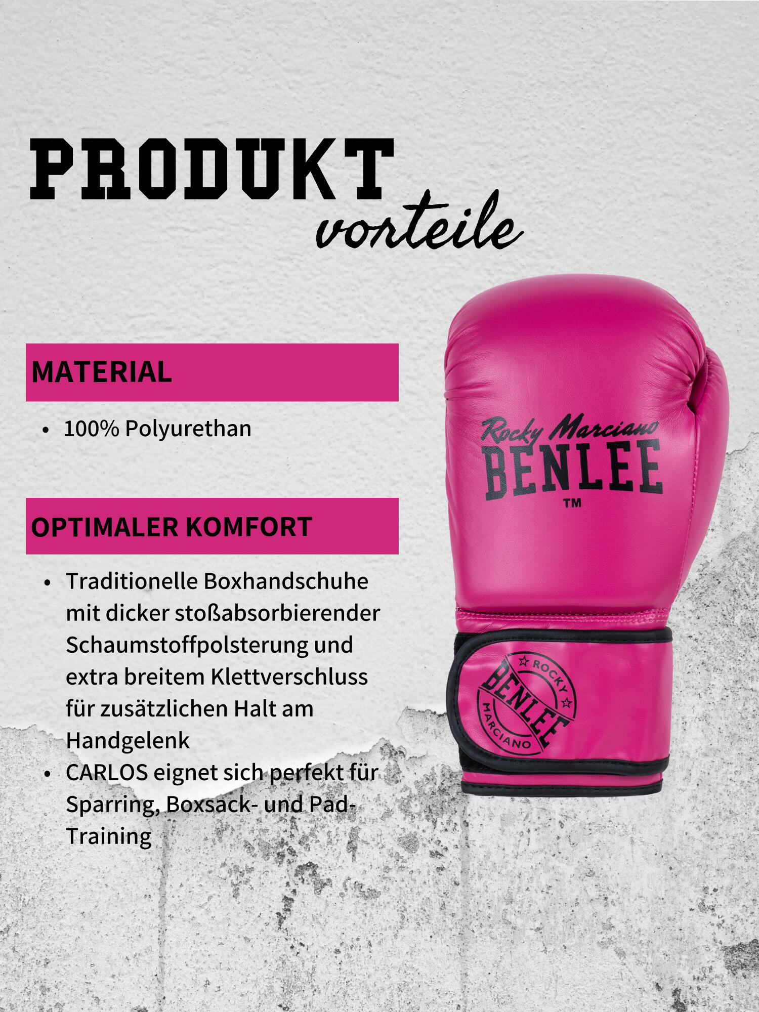 Guantes de boxeo Benlee Carlos 7/7