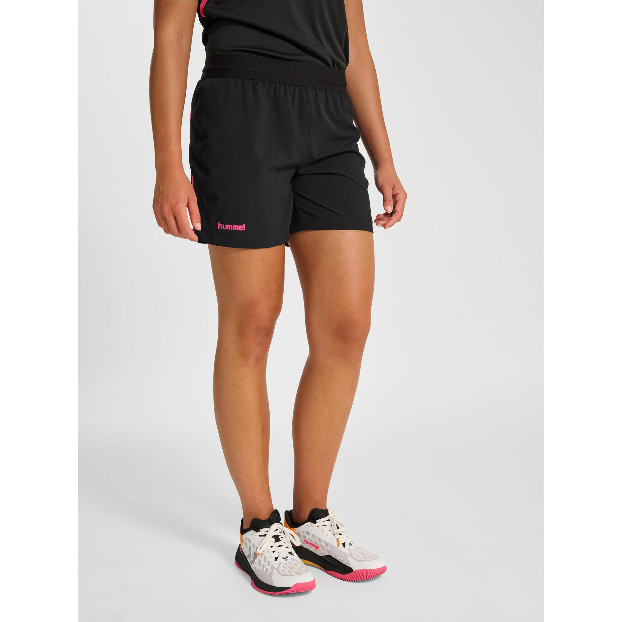 Hummel - Fermeture À Cordon Short Hmlblaze Femme Hummel - Short - Noir|rose - Decathlon