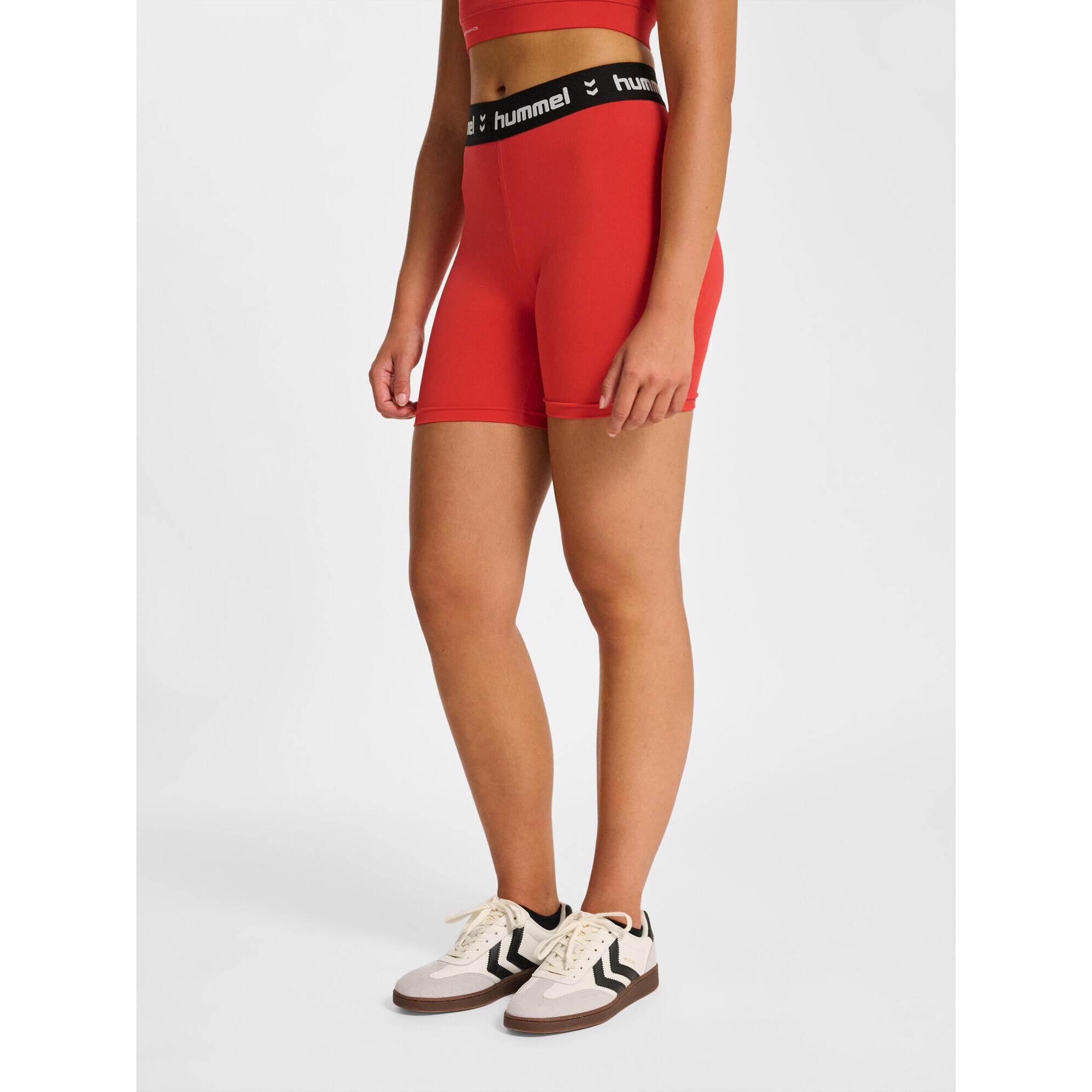 Hummel - Enfiler Tight Short Hmlpulse Femme Hummel - Short - Marron|rouge - Decathlon