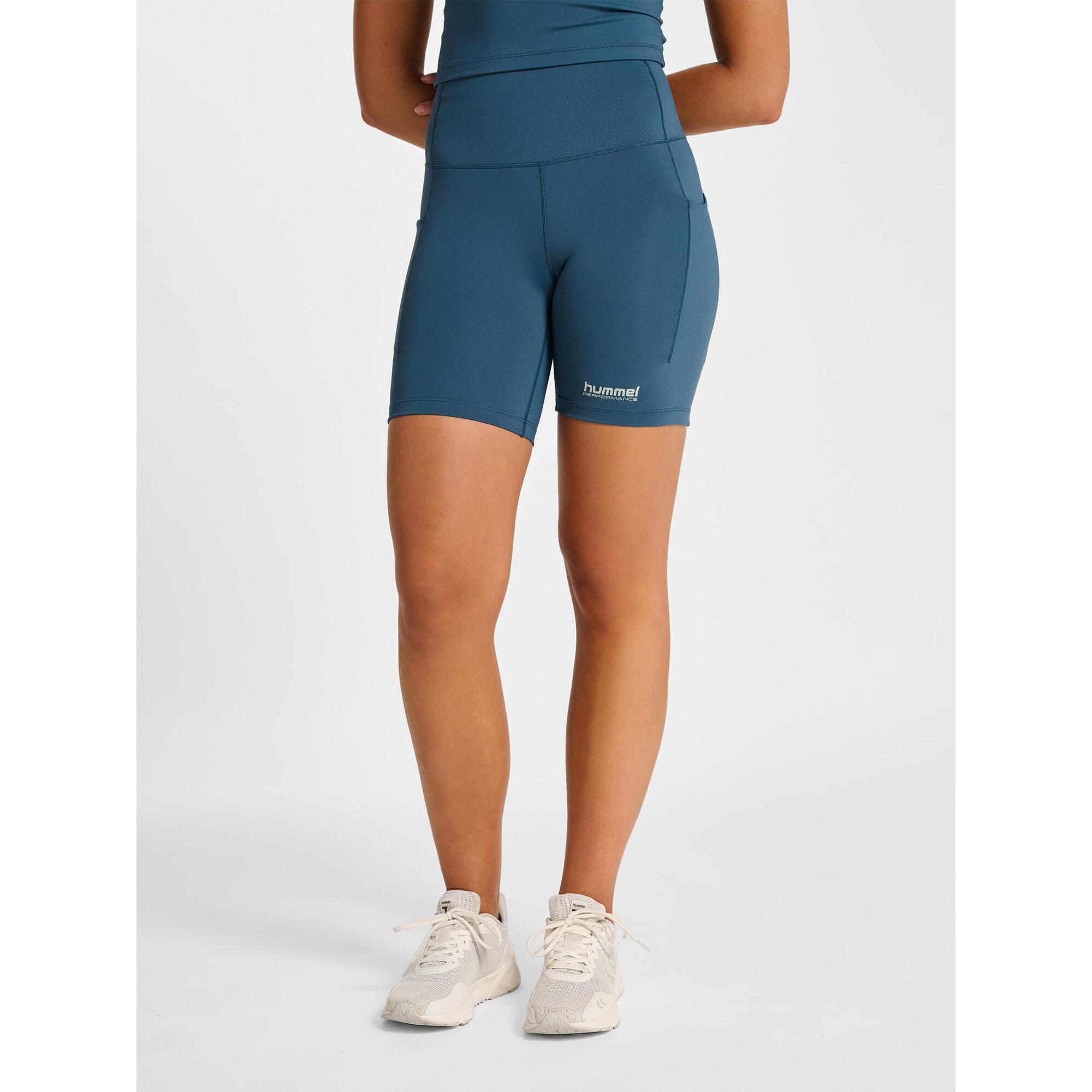 Hummel - Enfiler Tight Short Hmlhiit Femme Hummel - Short - Bleu|vert - Decathlon
