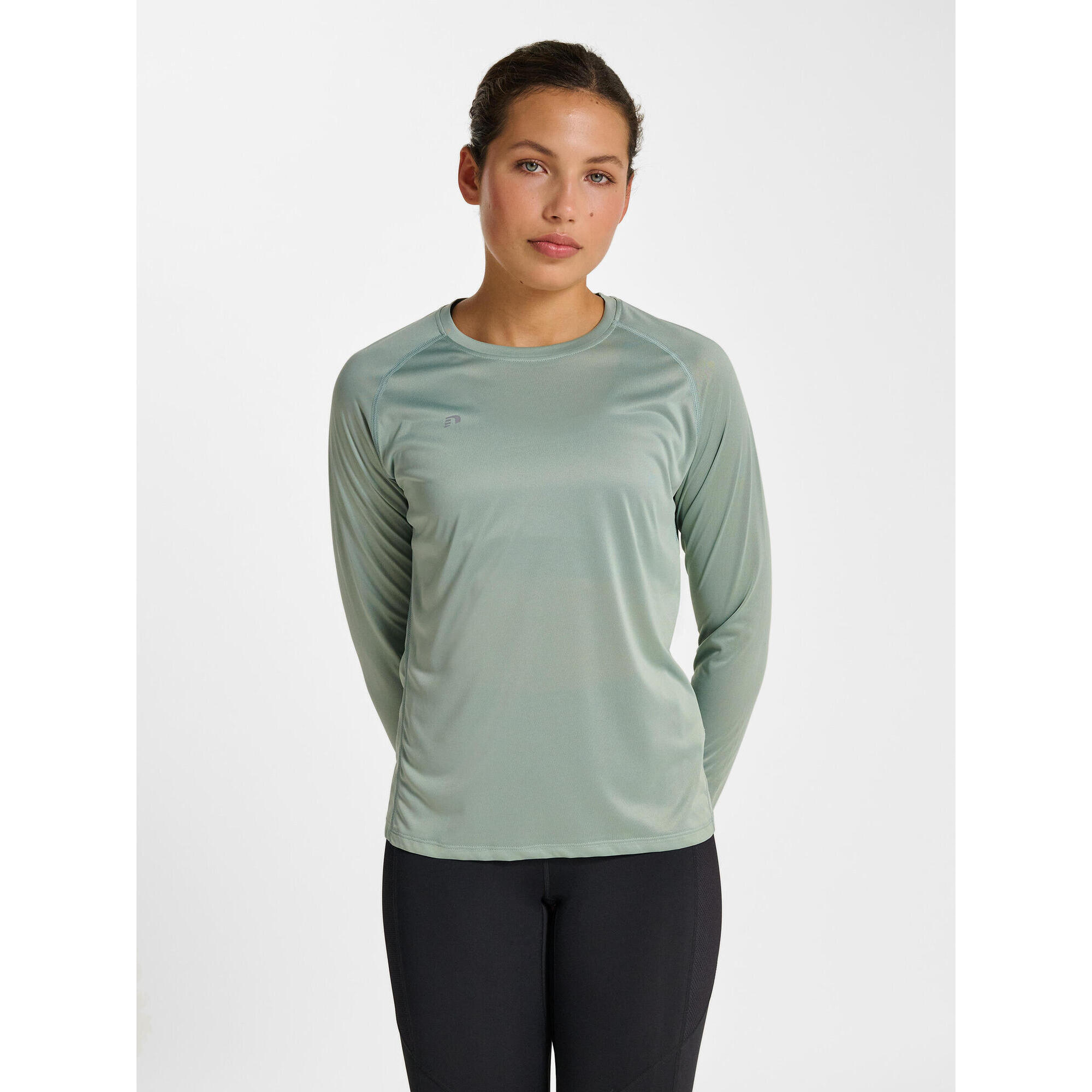 Newline - Enfiler T-shirt Nwlbeat Exécuter Femme Newline - T-shirt Manches Longues - Vert - Decathlon