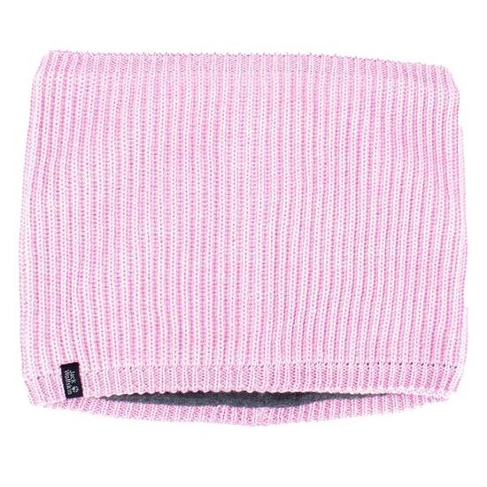 Accessoires New White Loop Tube Wolle Fleece in Pink