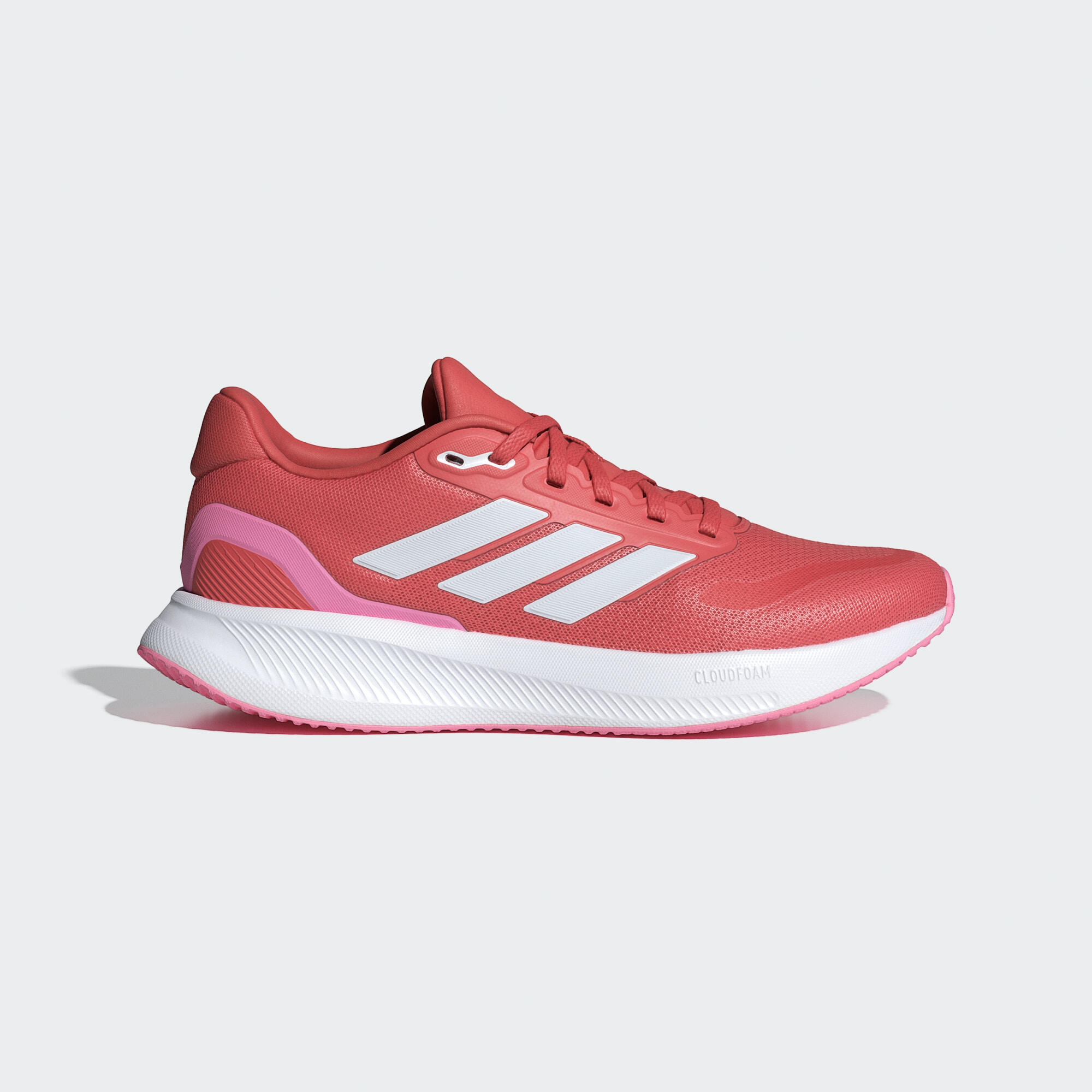 Adidas - Chaussure De Running Runfalcon 5 - Chaussures De Sport - Blanc|rose|rouge - Decathlon