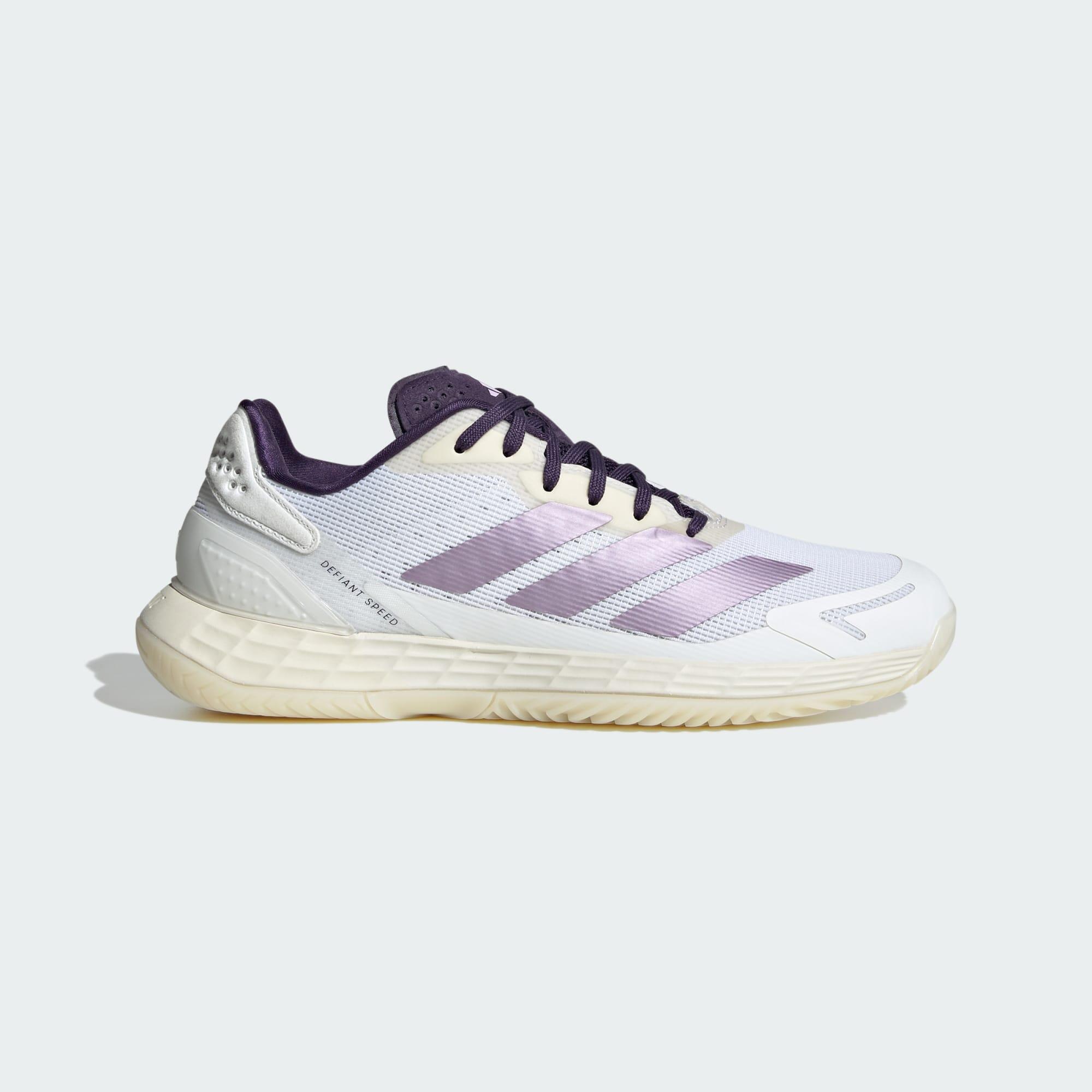 Adidas - Chaussure De Tennis Defiant Speed 2 - Chaussures De Sport - Blanc|rose|violet - 37 - Decathlon
