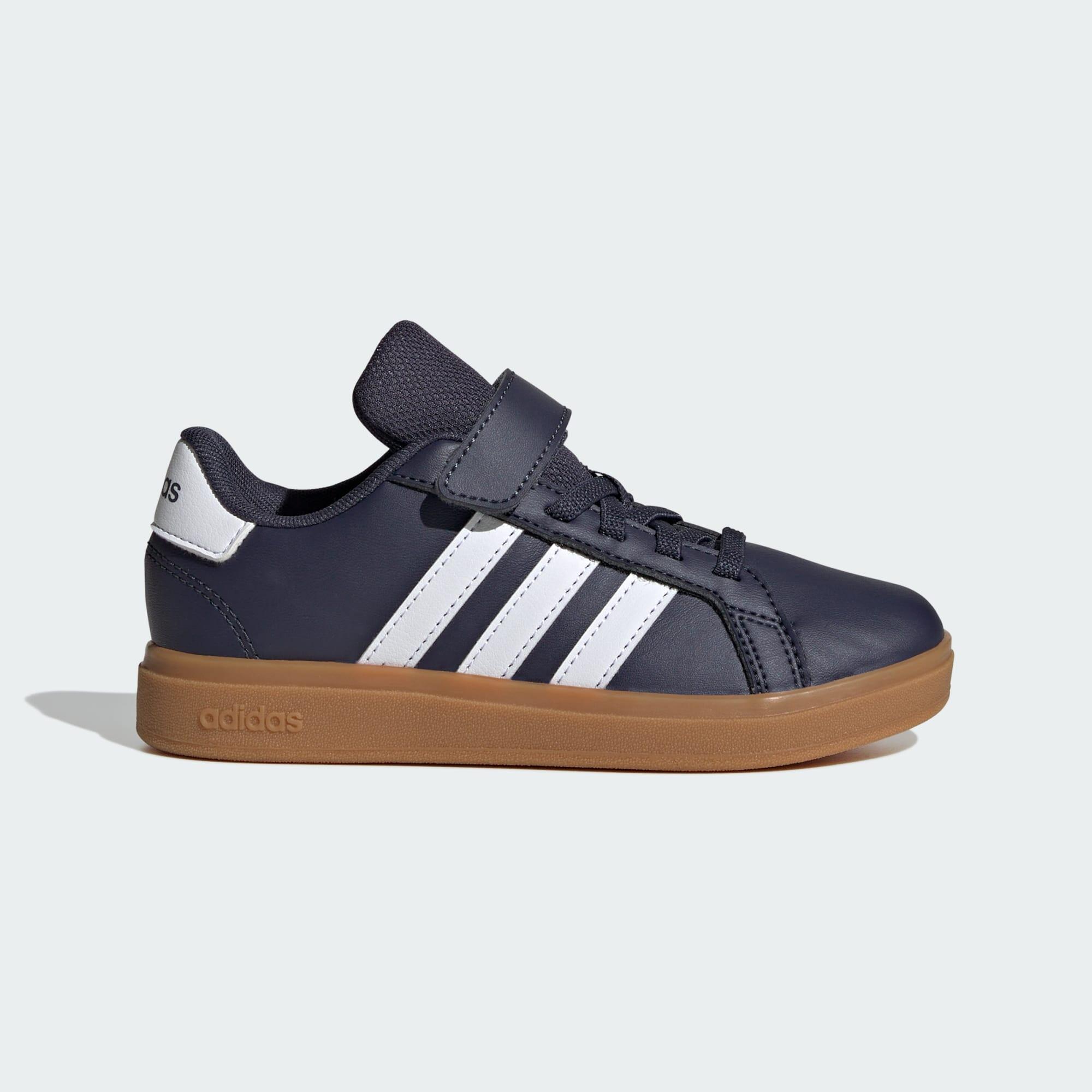 Adidas - Chaussure Grand Court 2.0 Enfants - Chaussures De Sport - Blanc|bleu|marron - 32 - Decathlon