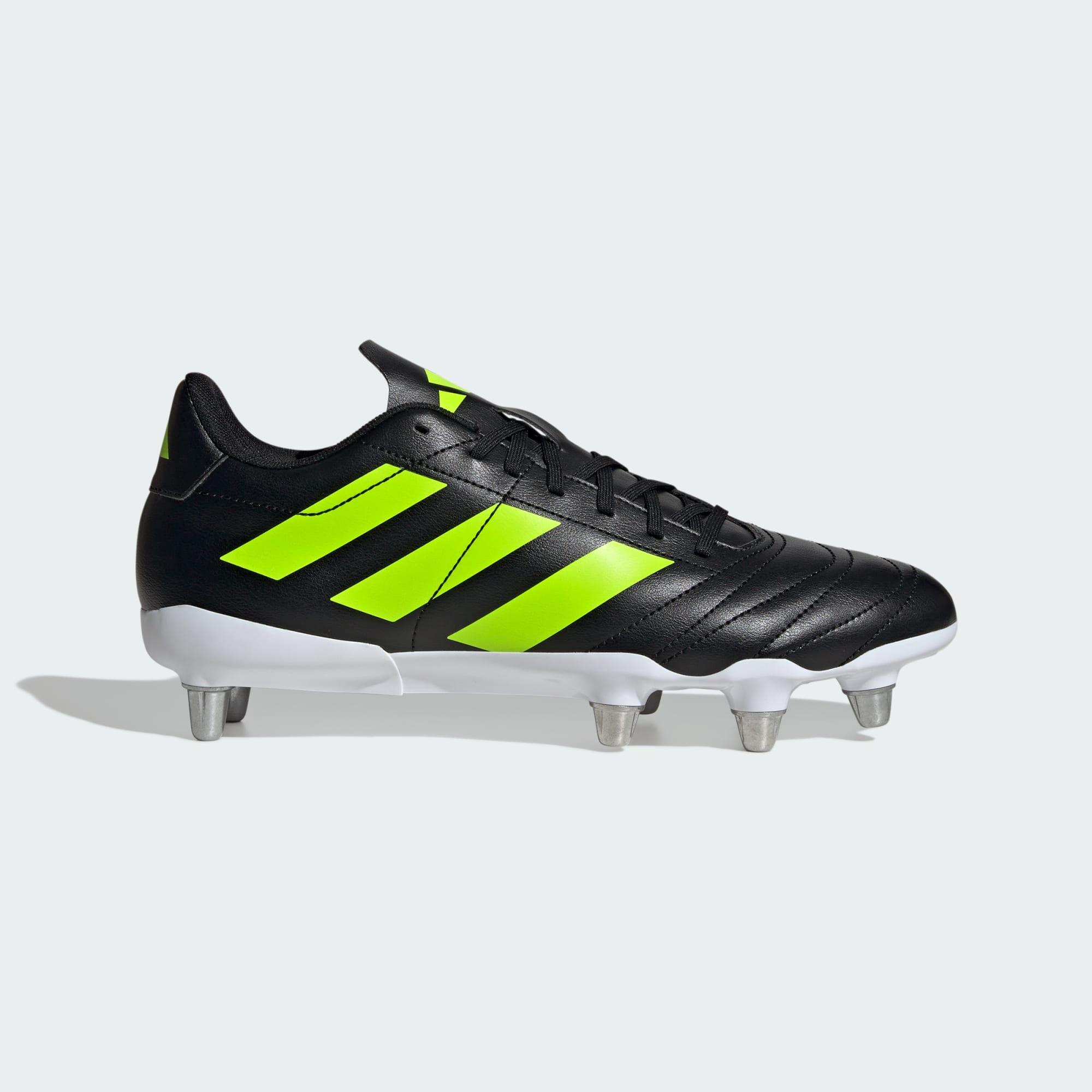 Adidas - Chaussure De Rugby Kakari Terrain Gras - Bottes - Blanc|jaune|noir - 45 - Decathlon